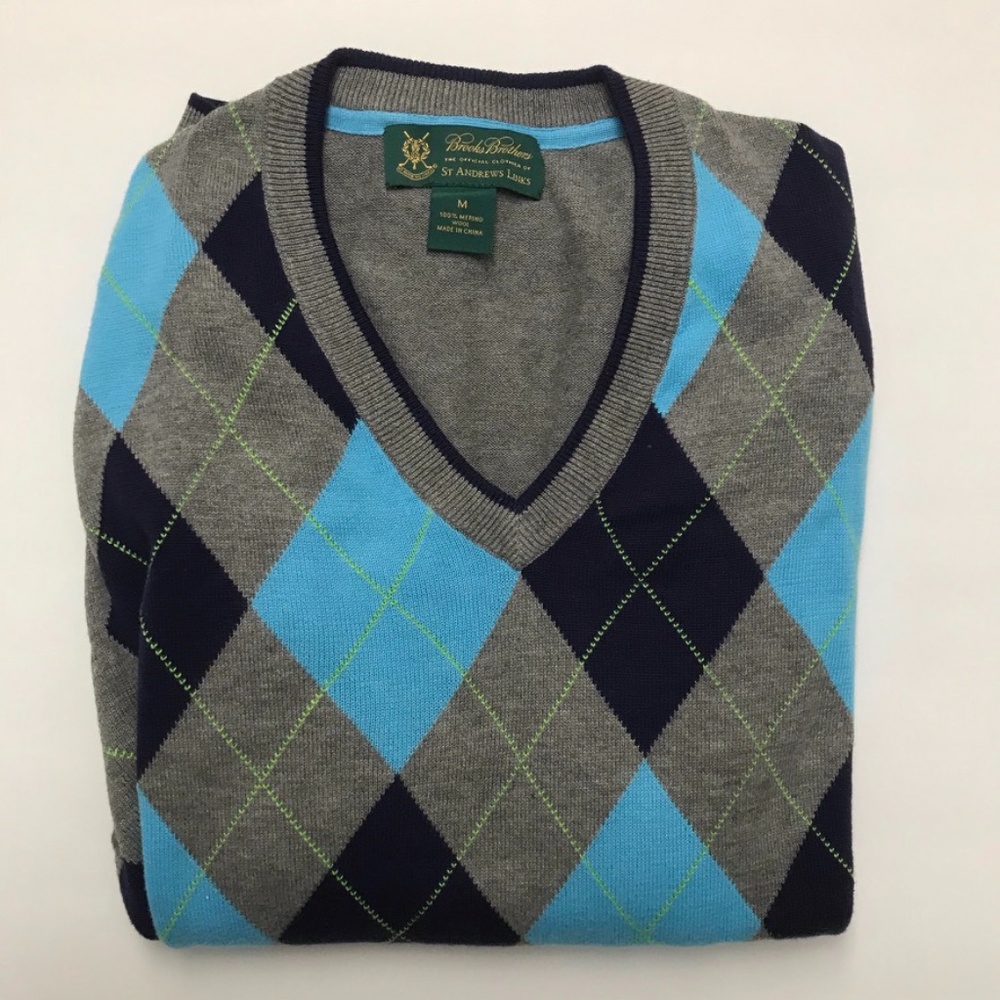 Brooks Brothers V Neck Sweater